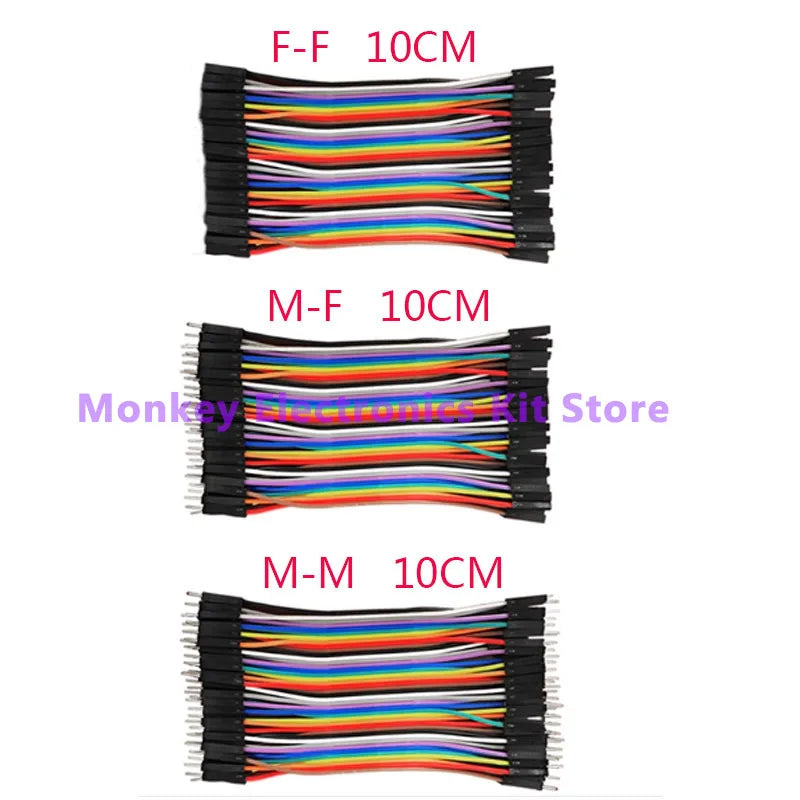 40PIN 30CM 20CM 10CM Dupont Line Male to Male Female to Male Female to Female Jumper Dupont Wire Cable for Arduino DIY KIT