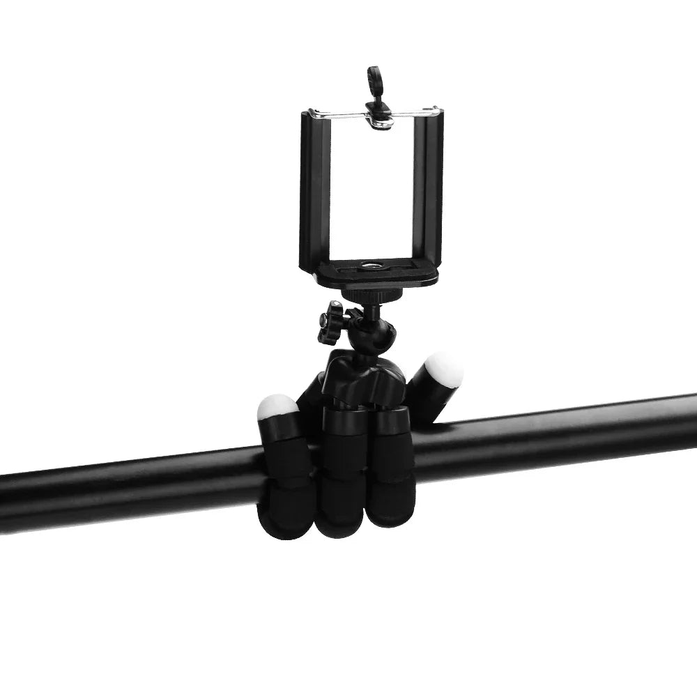 Phone Tripod - Mobile Camera Holder Clip, Smartphone Monopod, Octopus Mini Tripod Stand
