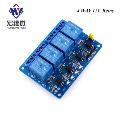 DC 5V 12V 24V 1 2 4 6 8 Channel Relay Module Board Shield with Optocoupler / High and Low Level Trigger for Arduino Raspberry