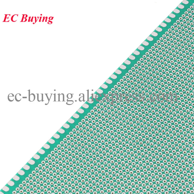 10pcs/lot 2x8cm Single Sided Copper Prototype PCB DIY Universal Printed Circuit Board 2*8cm Experiment Breadboard Plate 20 80mm