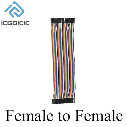 120PCS Dupont Line 10CM 20CM 30CM 40Pin Male to Male + Male to Female Female to Female Jumper Wire Dupont Cable for DIY KIT