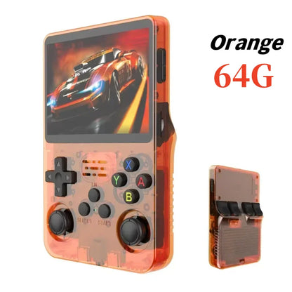 Retro Handheld R36S Video Game Console Linux System 3.5 Inch IPS Screen  Portable Pocket Video Player 64GB 128GB