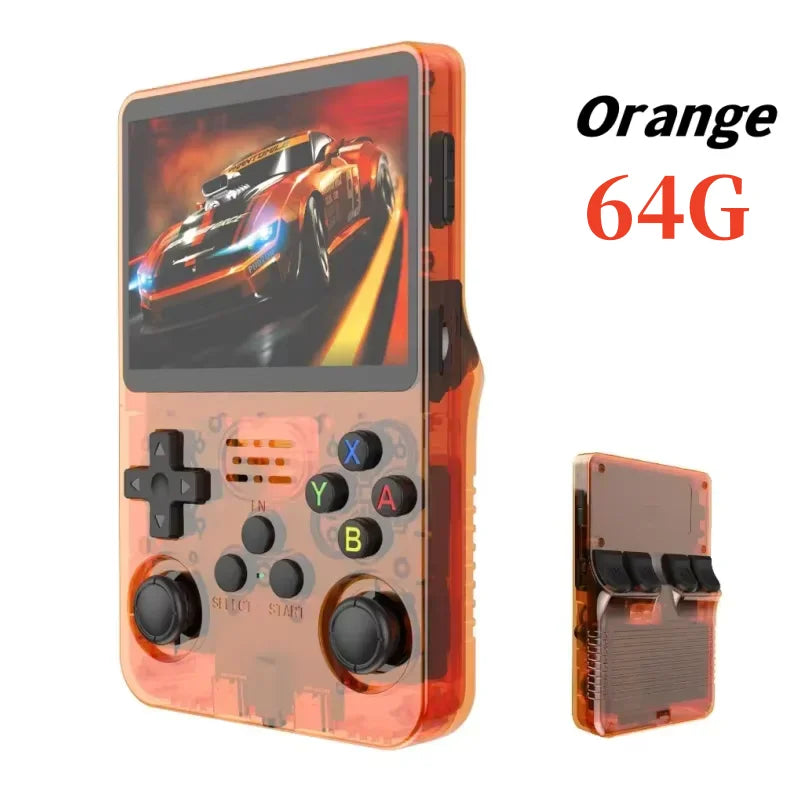 Retro Handheld R36S Video Game Console Linux System 3.5 Inch IPS Screen  Portable Pocket Video Player 64GB 128GB