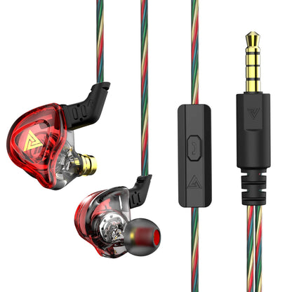 VIKEFON QKZ AK6 In Ear Earphone 6 Dynamic Driver Unit Headphone With Mic Stereo Sports HIFI Subwoofer Headset Monitor Earbuds