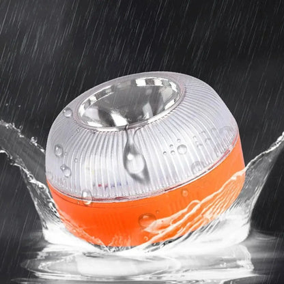 HOMEFISH Magnetic Emergency Beacon Light for Cars Strobe Flashing Warning Lamp Vehicle Safety Signal Light V16 Without Battery