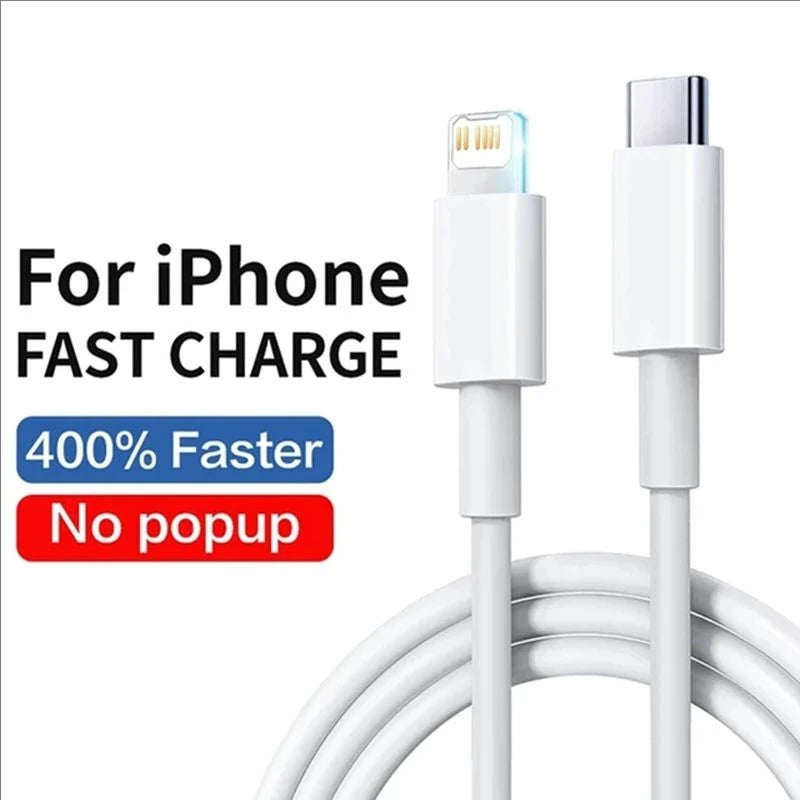 35W PD Fast Charging USB Cable For iPhone 11 12 13 Pro XS Max 7 8 14 Plus X XR SE Rapid Charge USB C Charger Data Line 1m 2m 3m