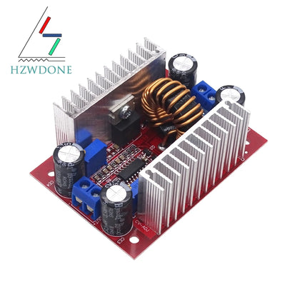 DC 400W 15A Step-up Boost Converter Constant Current Power Supply LED Driver 8.5-50V to 10-60V Voltage Charger Step Up Module