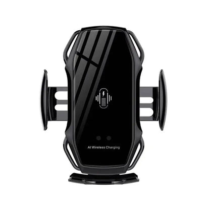 Car Wireless Charger Auto Car Phone Holder Mount 15W Fast Car Wireless Charging Stand for iPhone 15 14 13 Samsung S23 S22 Xiaomi