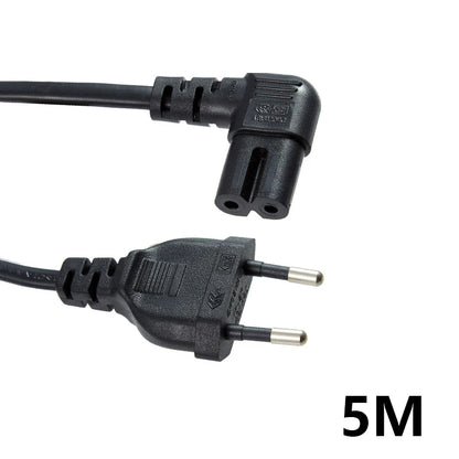 0.3-10m EU Extension Cord C7 Power Cable Figure 8 Euro Plug AC Cable For Samsung LG Sony TV Samsung Monitor Power Supply PS2 3