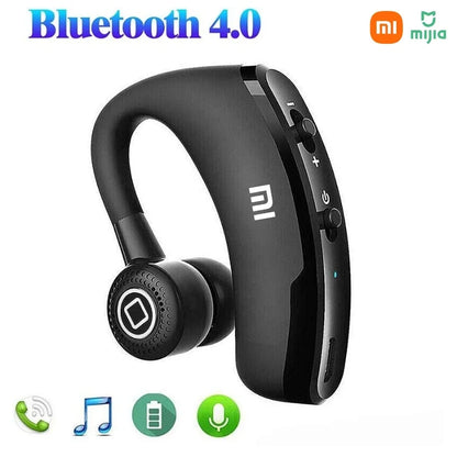XIAOMI V9 Bluetooth Single Ear Sports Hanging Earphones with Microphone HD Music Business Touch Control Earphones