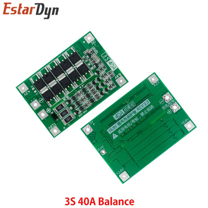 2S 3S 4S 5S Li-ion Lithium Battery 18650 Charger BMS 20A 25A 30A 40A 60A 100A Protection Board with Balance For Drill Motor