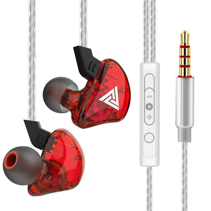 VIKEFON QKZ AK6 In Ear Earphone 6 Dynamic Driver Unit Headphone With Mic Stereo Sports HIFI Subwoofer Headset Monitor Earbuds