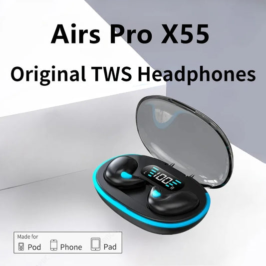 X55 Sleeping Earbuds Wireless Mini Headphones For Work TWS Bluetooth Earphone Stereo Hidden Headsets with Mic HD Call Waterproof