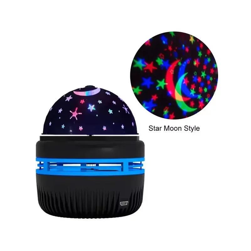 LED Starry Sky Night Lights USB Projector Lamp Magic Ball Moon Star Christmas Lights Home Room Atmosphere Decorations