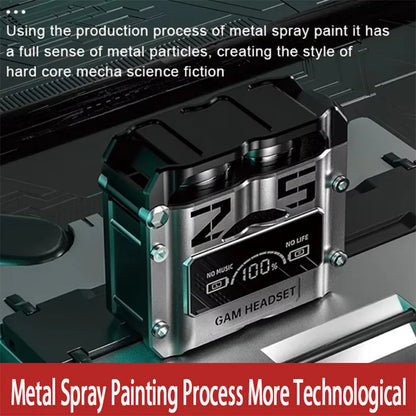 M25 Wireless Noise Reduction HQ High Quality TWS Earphone M25 In-ear Type-C LED Display Recharge Earphone Headphone