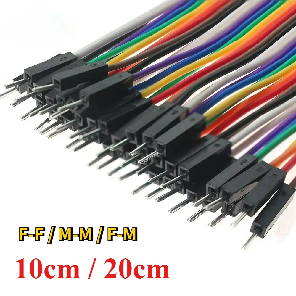 20PIN Cable Dupont Line 10cm 20cm Male To Male Female To Female Male To FeMale Jumper Dupont Wire Cable for PCB DIY KIT