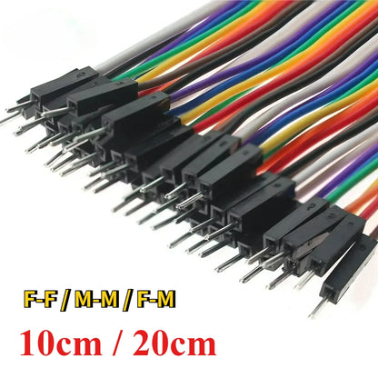 20PIN Cable Dupont Line 10cm 20cm Male To Male Female To Female Male To FeMale Jumper Dupont Wire Cable for PCB DIY KIT