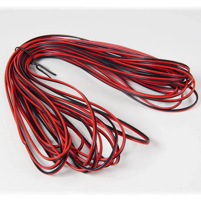 DC Electric Wire 5m/10m 2 Pin Single Strip Extension Cable 24AWG Antiflaming Cord Connector For Low Power LED Small Sppliance 3C