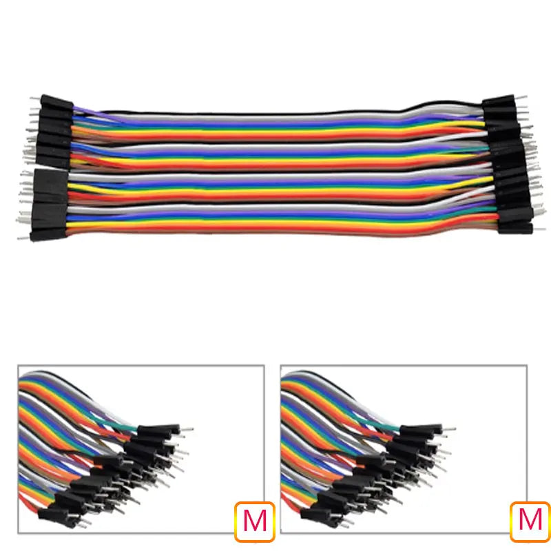 20PIN Cable Dupont Line 10cm 20cm Male To Male Female To Female Male To FeMale Jumper Dupont Wire Cable for PCB DIY KIT