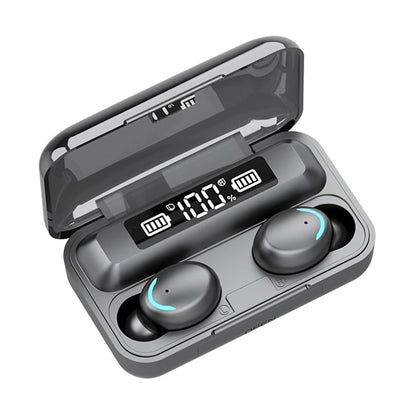 F9 TWS Wireless Bluetooth Headphones: Game Earbuds with Digital Display & Large-Capacity Charging Case