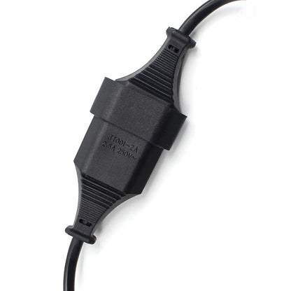 EU Power Extension cable 2-Prong European EU Male to Female Power Extension Cord 5M/3M/1.5M/1M/0.5M EU AC power cord Extension