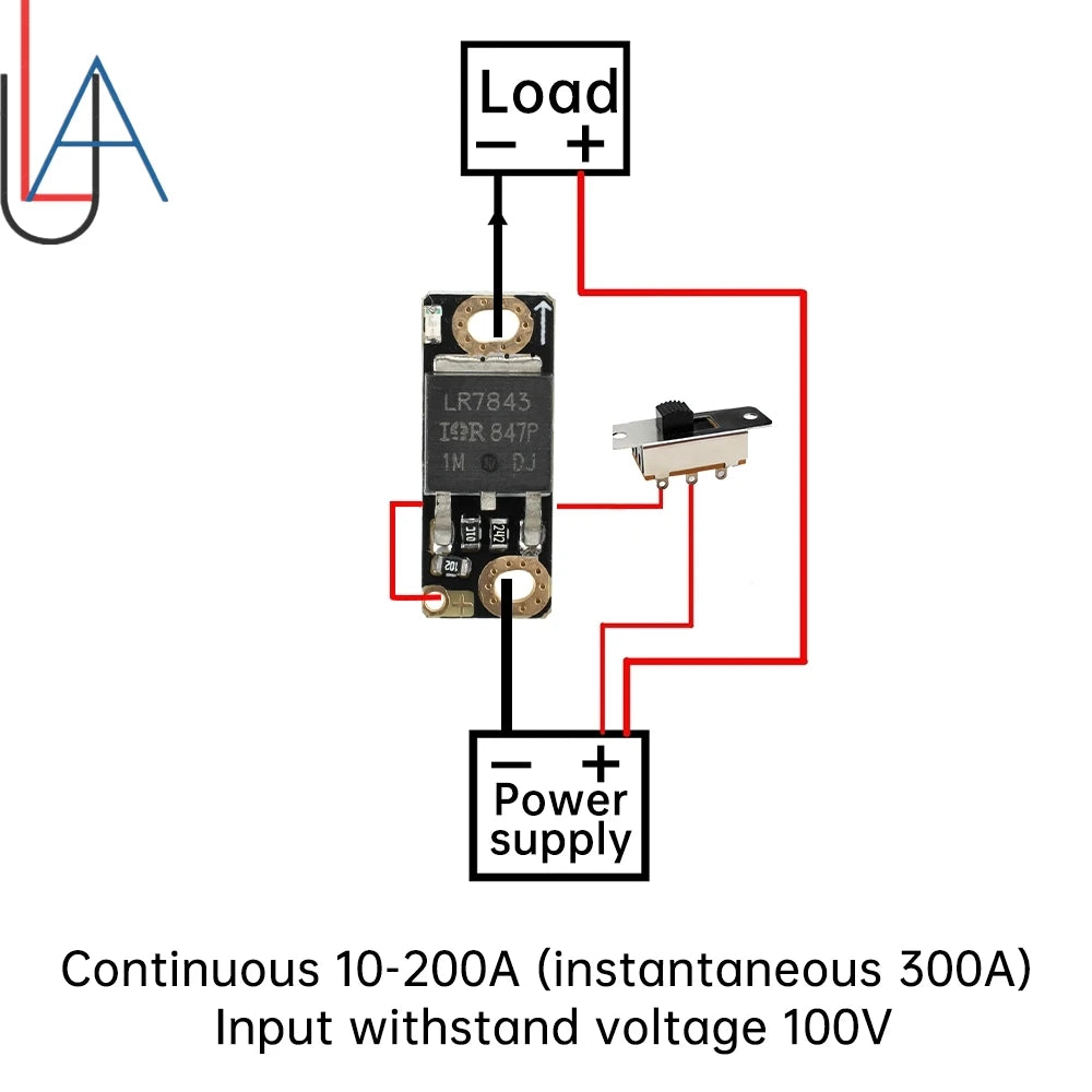 LAUBEI 1~100PCS Field Effect Tube PWM Regulation Electronic Switch Control Board 160A High Power MOS Trigger Switch Drive Module