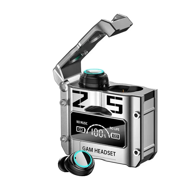 Wireless Noise Reduction HQ High Quality TWS Earphone M25 In-ear Type-C LED Display Recharge Earphone Headphone