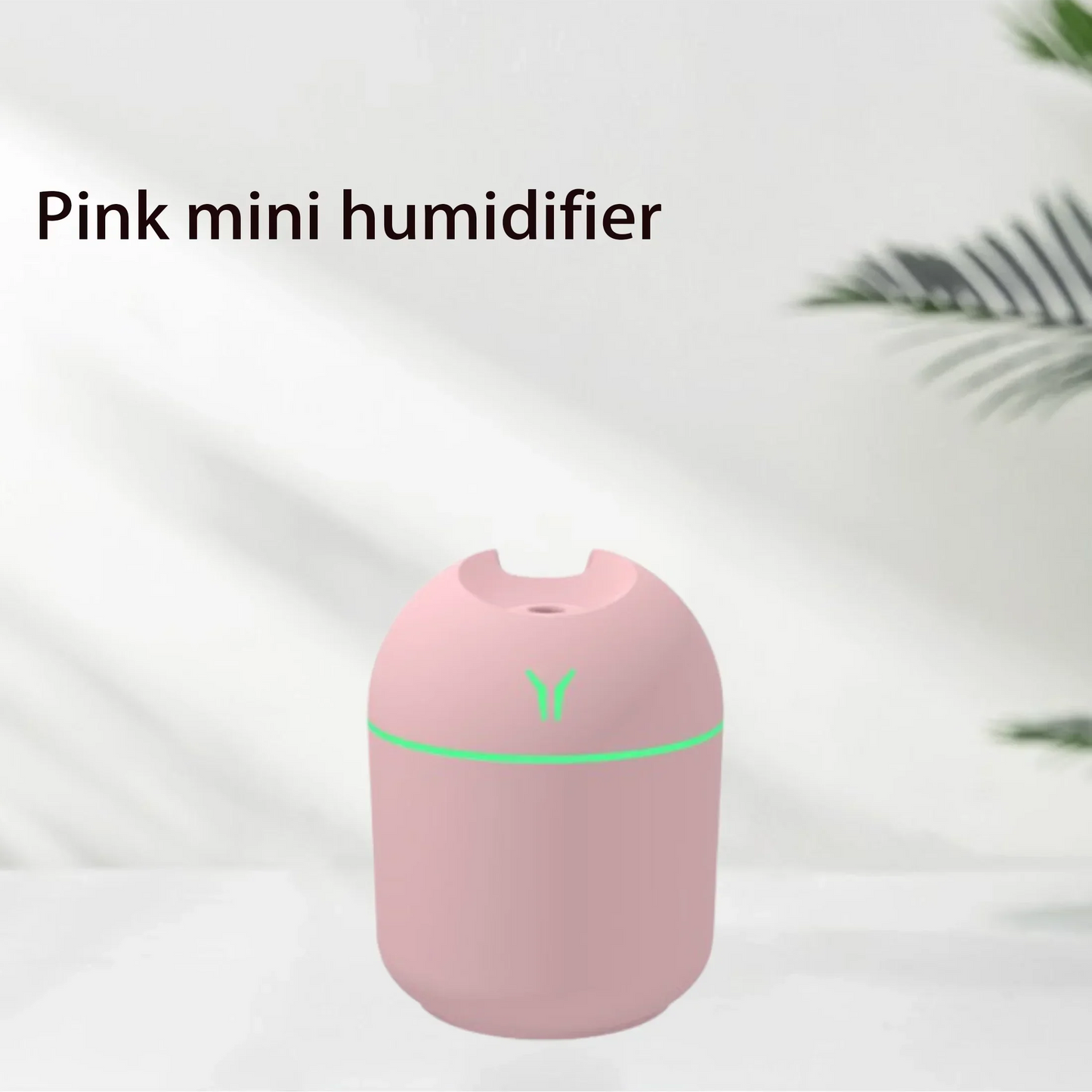 1pc  Compact USB Aroma Diffuser & Humidifier withLED Night Light - Pink & Mint Green, Essential Oil Atomizer for Homeand Car Use