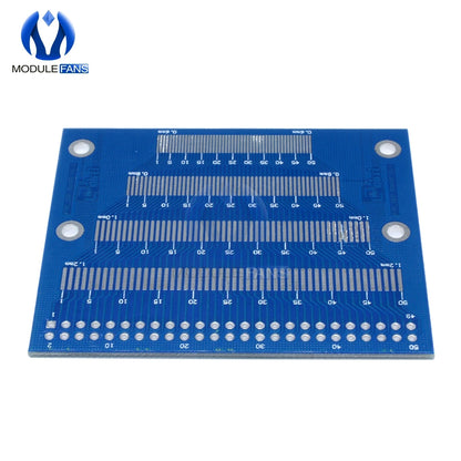 0.5mm To 1.2mm Pin Pitch Adapter PCB FPC Board 2.0-3.5 inch TFT LCD SMD To DIP H