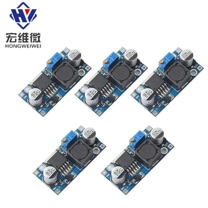 5 Pack LM2596S Buck Converter DC to DC Converter High Efficiency Voltage Regulator 3.0-40V to 1.5-35V Buck Converter Adjustable