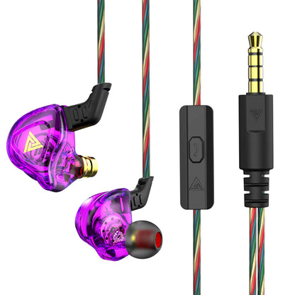 VIKEFON QKZ AK6 In Ear Earphone 6 Dynamic Driver Unit Headphone With Mic Stereo Sports HIFI Subwoofer Headset Monitor Earbuds
