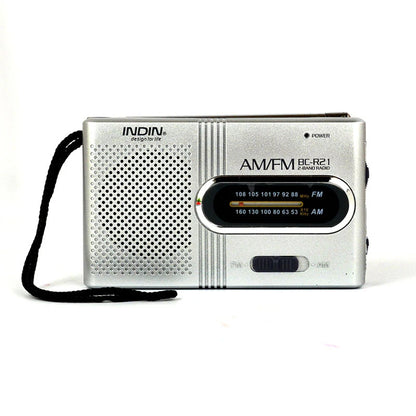 Emergency Pocket Mini Radio FM AM Radio Built-in Speaker Battery Operated Radio Receiver Best Player for Senior Home Walking