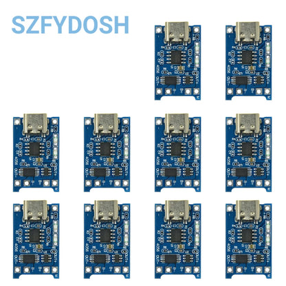 Micro Type-c USB 5V 1A TP4056 Lithium Battery Charger Module Charging Board With Protection Dual Functions Current Protection