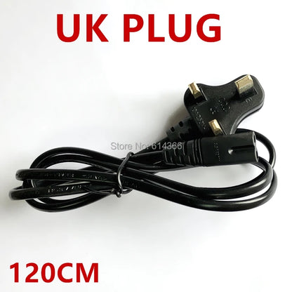 NEW Durable 2-Prong 1.2m EU US AU UK 4Standards AC Power Supply Adapter Cord Cable Lead Charging Line Wires