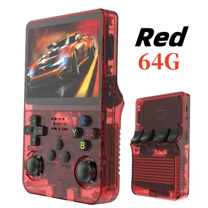 Retro Handheld R36S Video Game Console Linux System 3.5 Inch IPS Screen  Portable Pocket Video Player 64GB 128GB