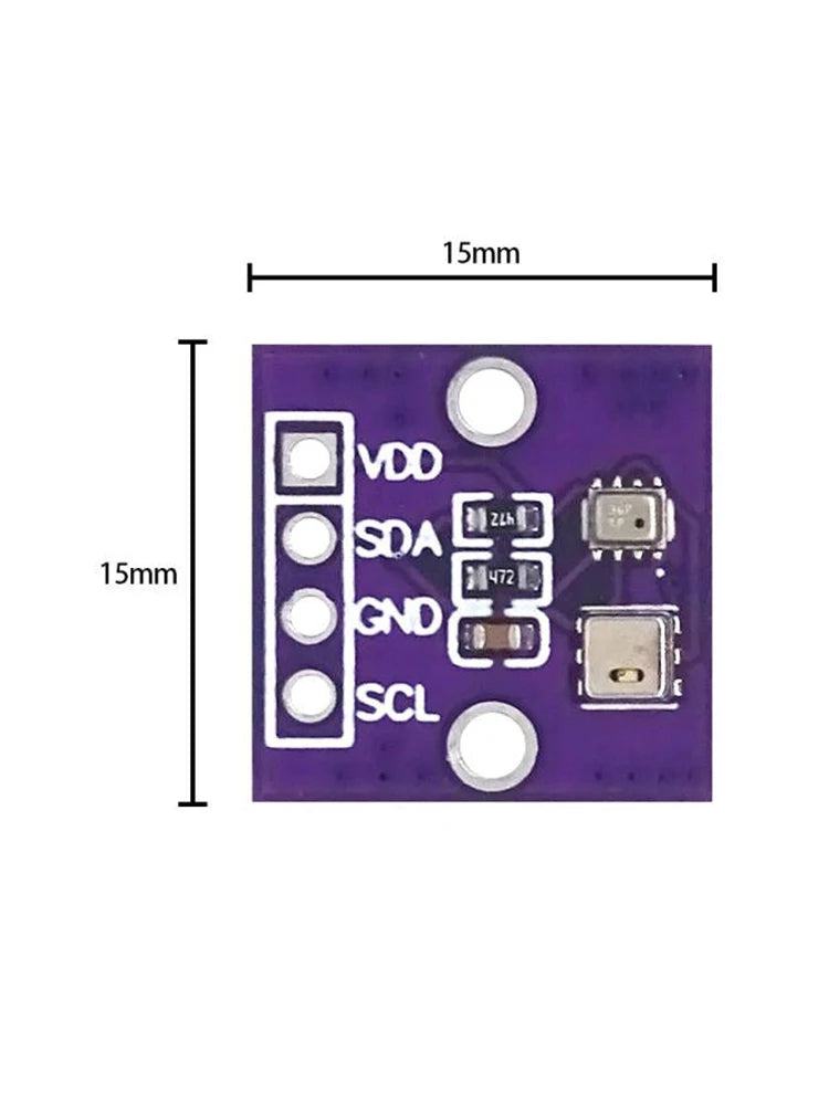 AHT20+BMP280 Temperature Humidity Air Pressure Module High-precision Digital Temperature Humidity and Air Pressure Sensor