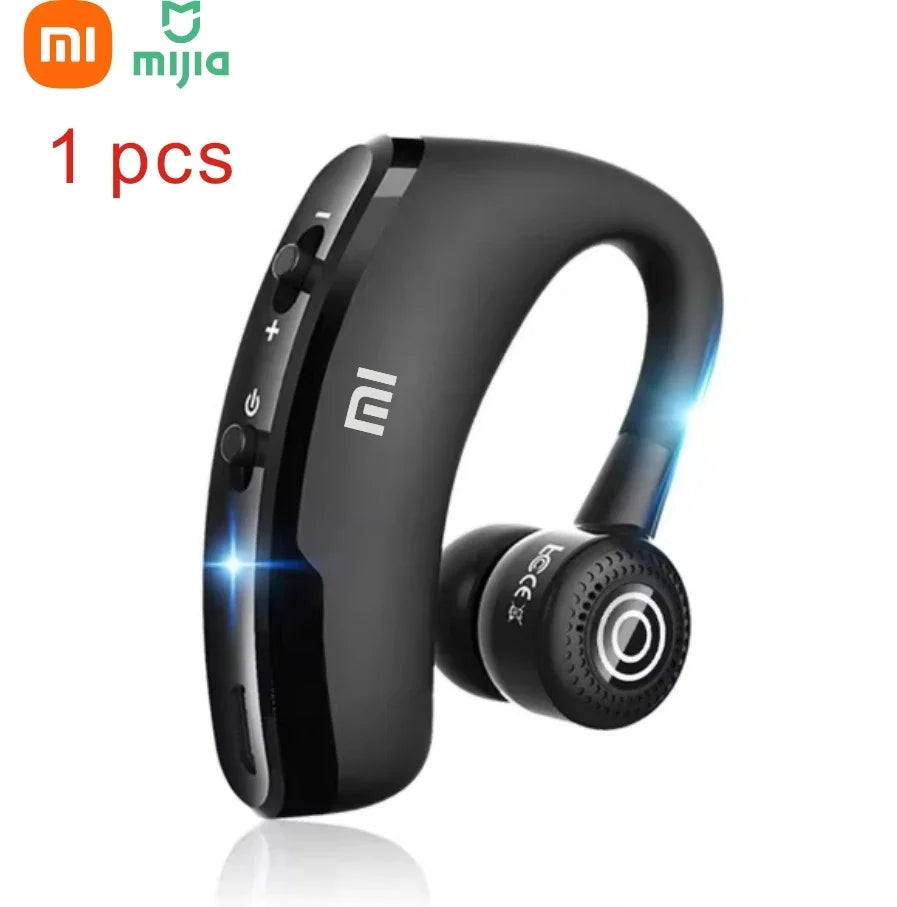 XIAOMI V9 Bluetooth Single Ear Sports Hanging Earphones with Microphone HD Music Business Touch Control Earphones