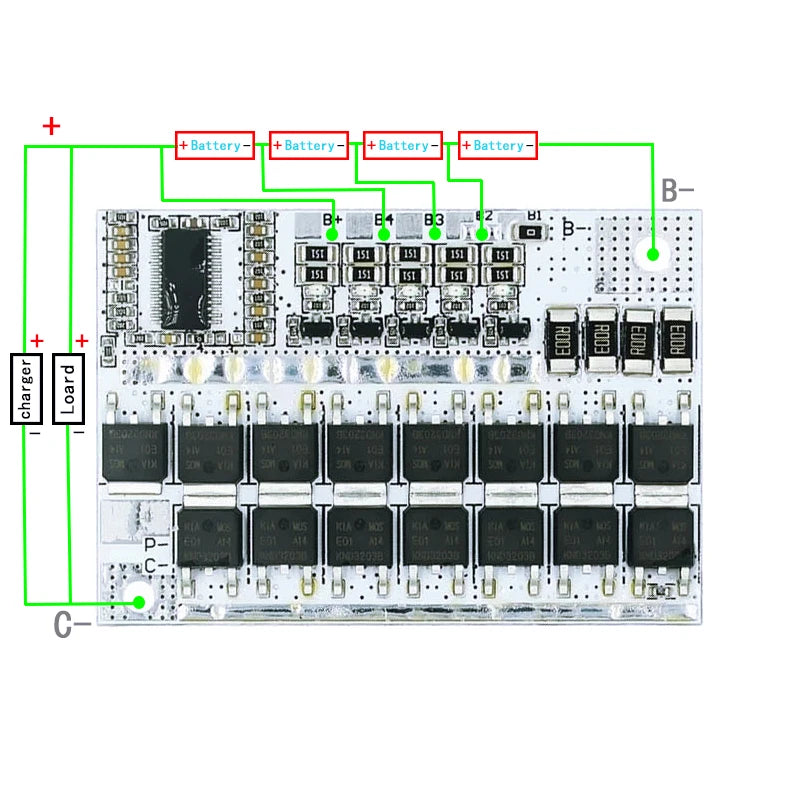 5S 4S 3S BMS 100A 21V 18V 16.8V 12V 18650 Li-ion LMO Ternary Lithium Battery Protection Circuit Board Balance Charging