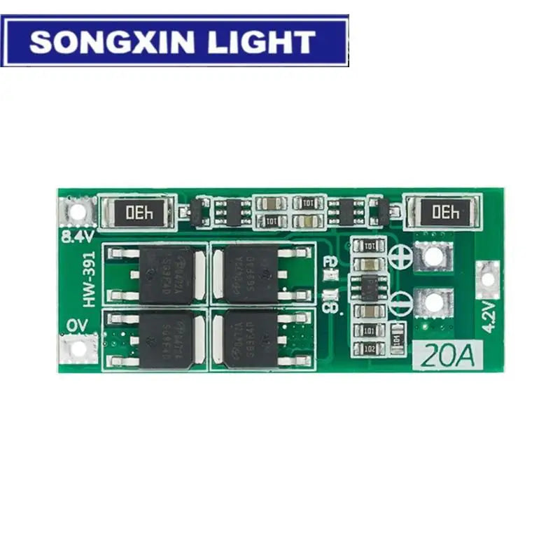2S 3S 4S 20A 40A 60A Li-ion Lithium Battery Charger Protection Board 18650 BMS Drill Motor 11.1V 12V/14V 16.8V Enhance/Balance