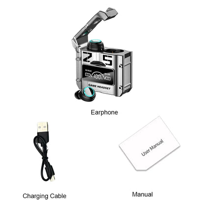 M25 Small Wireless Earbuds Cheap Wireless Low Latency IPX-7 Waterproof Type C Earphone Motast Wireless Earbuds