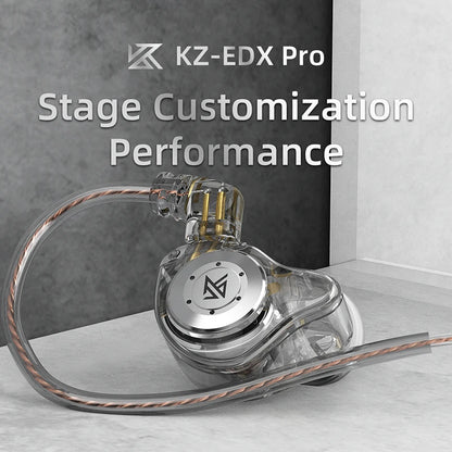 KZ EDX PRO In Ear Earphones Dynamic Earphones HIFI Music Sport Earbuds Sport Noise Cancelling Headset KZ EDX PRO DQ6 ZS10PRO MT1