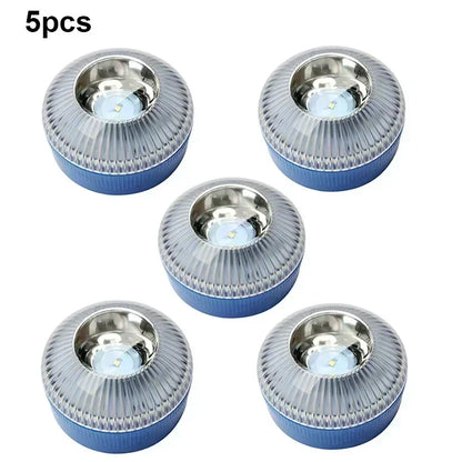 Led Car Emergency Light Flashing Light Magnetic Induction Road Accident Light Portable Strobe Warning Light Safety Accessory