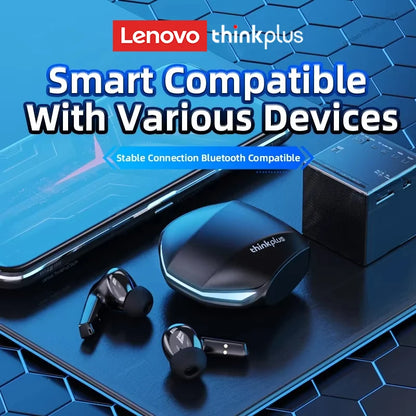 Choice Lenovo GM2 Pro Earphone Bluetooth 5.3 Headphones with Mic 9D Stereo Pro 6 Earbuds Dual Modes Music Game Wireless Headset