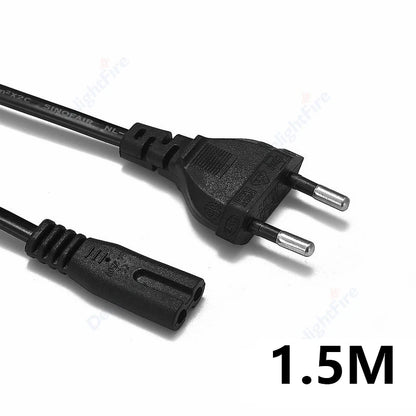 0.3-10m EU Extension Cord C7 Power Cable Figure 8 Euro Plug AC Cable For Samsung LG Sony TV Samsung Monitor Power Supply PS2 3