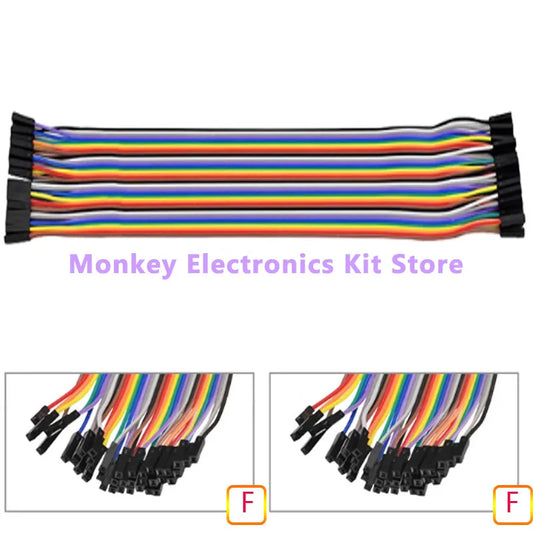 40PIN 30CM 20CM 10CM Dupont Line Male to Male Female to Male Female to Female Jumper Dupont Wire Cable for Arduino DIY KIT