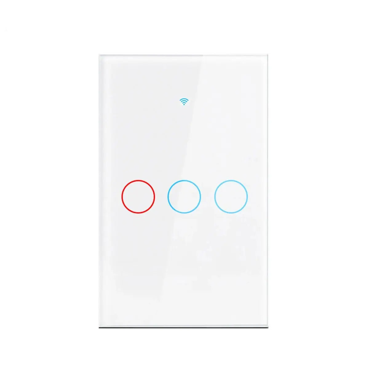 Tuya App US WiFi Smart Wall Switch 1/2/3 Gang No Neutral Wire Touch Sensor LED Light Switches Smart Home Alexa Google Home