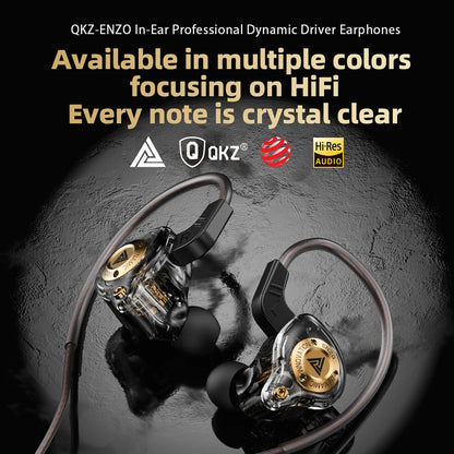 New QKZ 15D Dynamic Surround Sound Bass Earphones Earbud 3.5MM AUX In-Ear Monitor Headphones HIFI Noise Cancelling Sport Headset