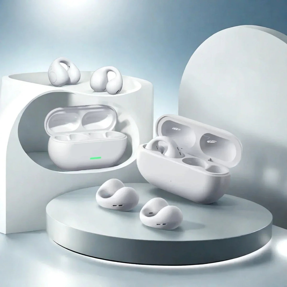 T75 Fone Bluetooth Headset 5.3 Wireless Air Conduction Headphones Clip Ear Music Noise Canceling HD Call Sports Gaming Earphone