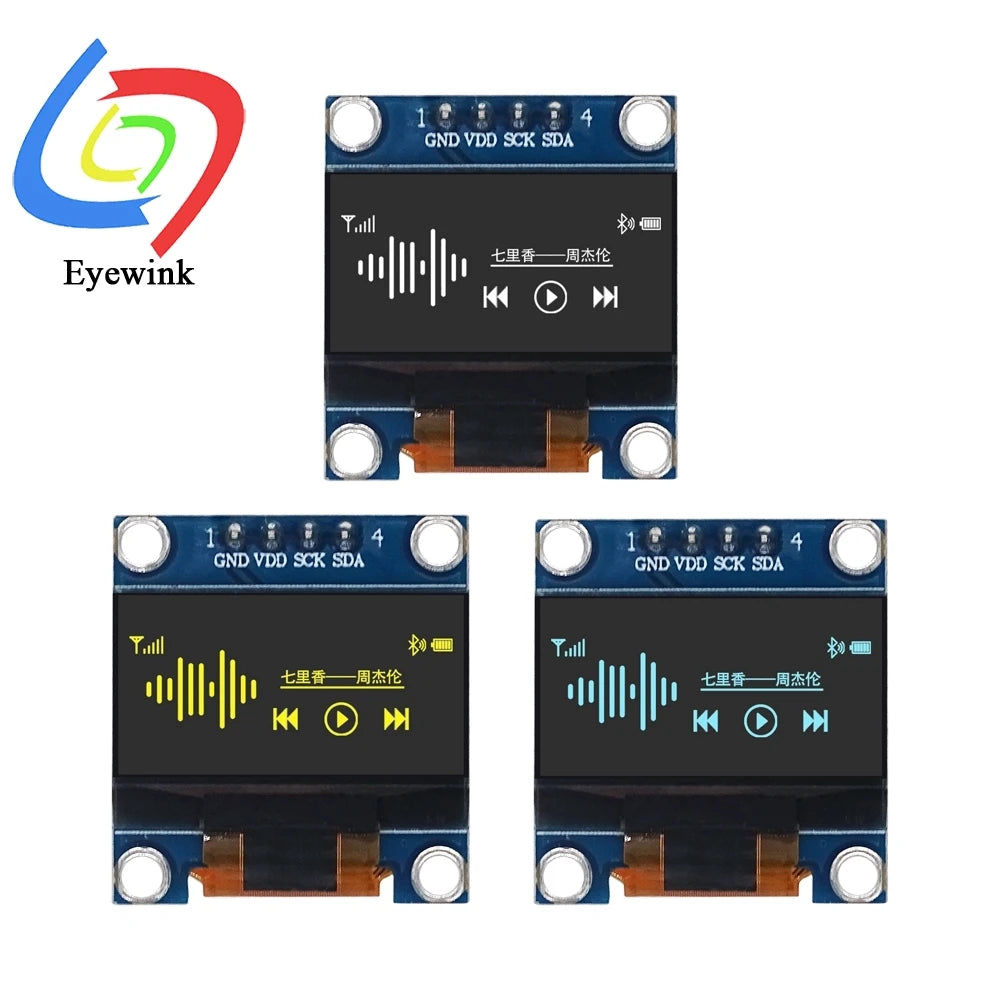 0.96 Inch OLED Display Screen SSD1315 SSD1306 I2C IIC SPI Serial 128X64 LCD 4 Pin For Arduino