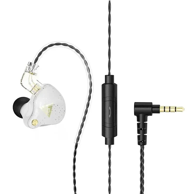 VIKEFON QKZ AK6 In Ear Earphone 6 Dynamic Driver Unit Headphone With Mic Stereo Sports HIFI Subwoofer Headset Monitor Earbuds
